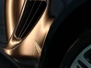 Porsche Cayman S - usunięcie wgniecenia nadkola