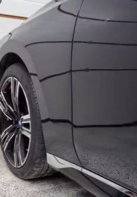 naprawione metodą PDR BMW 7