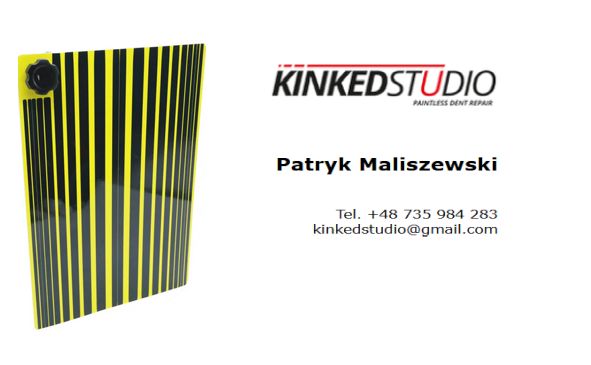 Lampa cieniowa z liniami - mierzenie wgnieceń