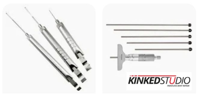 Linijki magnetyczne - mierzenie wgnieceń, wgniotek w karoserii auta